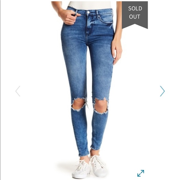 Free People Denim - Free People | Busted Knee Skinny Jeans